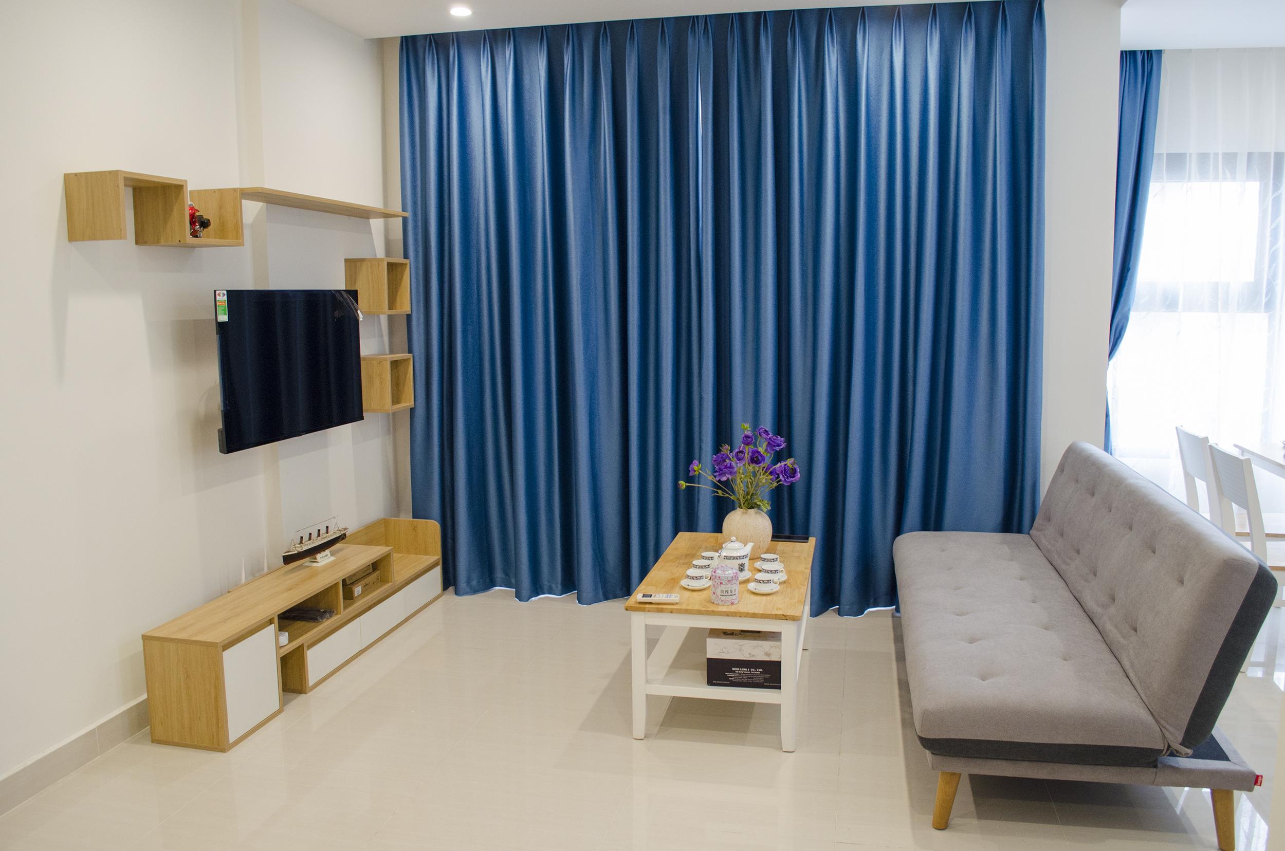 Cần cho thuê căn hộ 1 phòng ngủ toà R2.03 Vinhomes Ocean Park diện tích 43m2 full đồ mới view đẹp 2