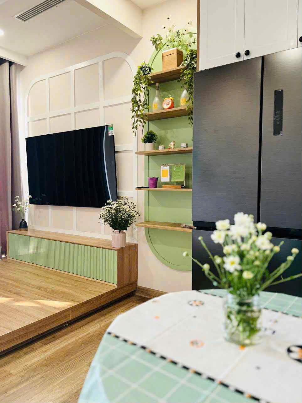 Căn hộ 3 phòng ngủ, full đồ bên tòa Haven park cho thuê 3