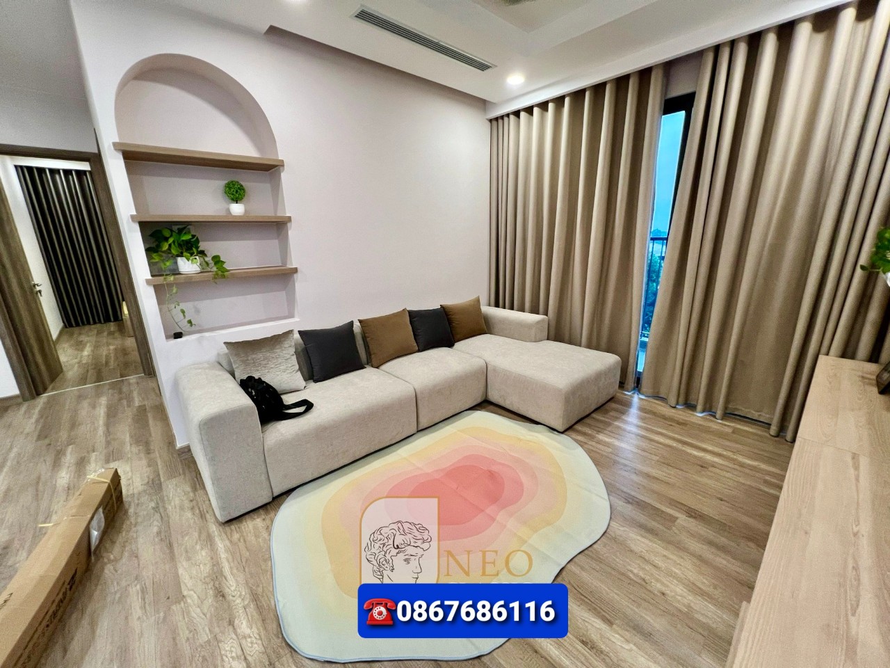 Căn hộ nội thất đẹp cần cho thue tại tòa H2 Haven Park Ecopark 3