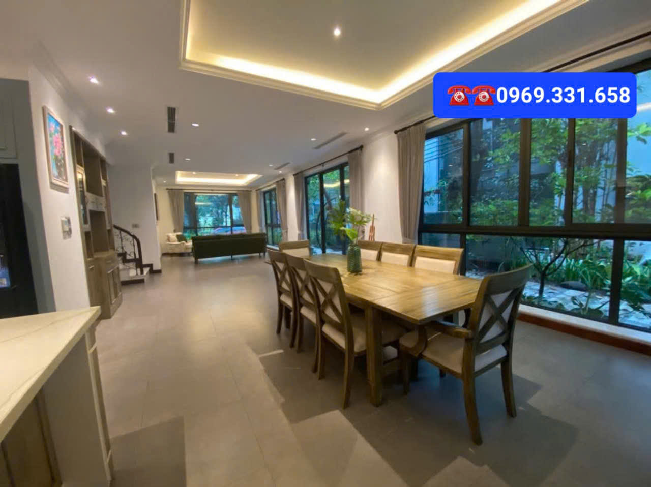 Cho thuê biệt thự Mimosa Ecopark 190m2 x 3 tầng Có sân vườn rộng 2