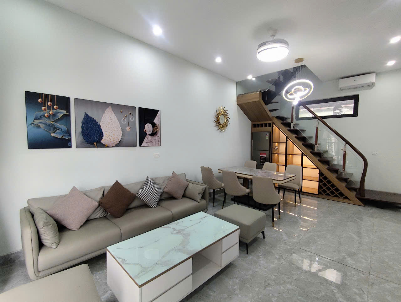 Cho thuê căn liền kề 3 phòng ngủ,đủ đồ giá rẻ bên khu sao biển Vinhomes Ocean park 1 4