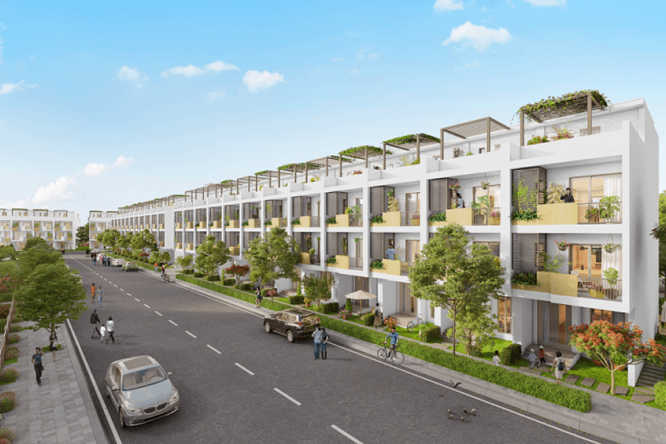 Bán BT liền kề Vinhomes Văn Giang, Xây thô, Hoàn thiện mặt ngoài, Có thang máy