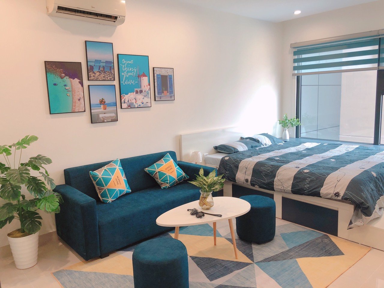 Bán căn hộ Studio đủ đồ diện tích 33m2 tầng trung view bể bơi toà S1.06 Vinhomes Ocean Park