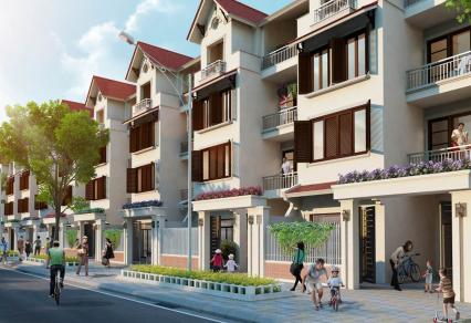 Cần bán căn góc shophouse Phố Trúc hướng chính Bắc, hoàn thiện đẹp dãy A kEcopark, giá tốt