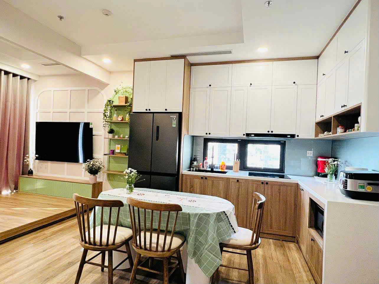 Căn hộ 3 phòng ngủ, full đồ bên tòa Haven park cho thuê