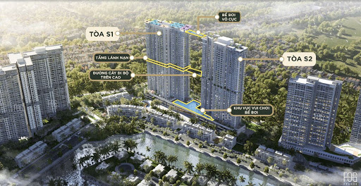 Căn hộ chung cư 3 ngủ căn góc tòa S2 chung cư Sky Oasis Ecopark cần bán