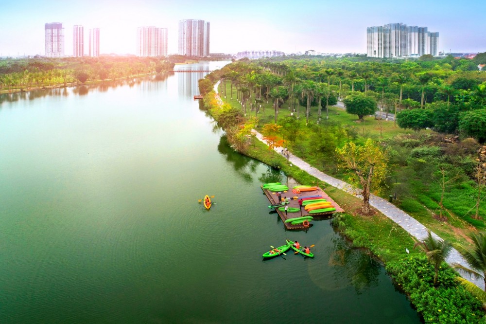 Cho thuê căn hộ 2 phòng ngủ chưa có đồ, diện tích: 68m2 hoàn thiện đẹp tầng trung tòa Park 2 Ecopark