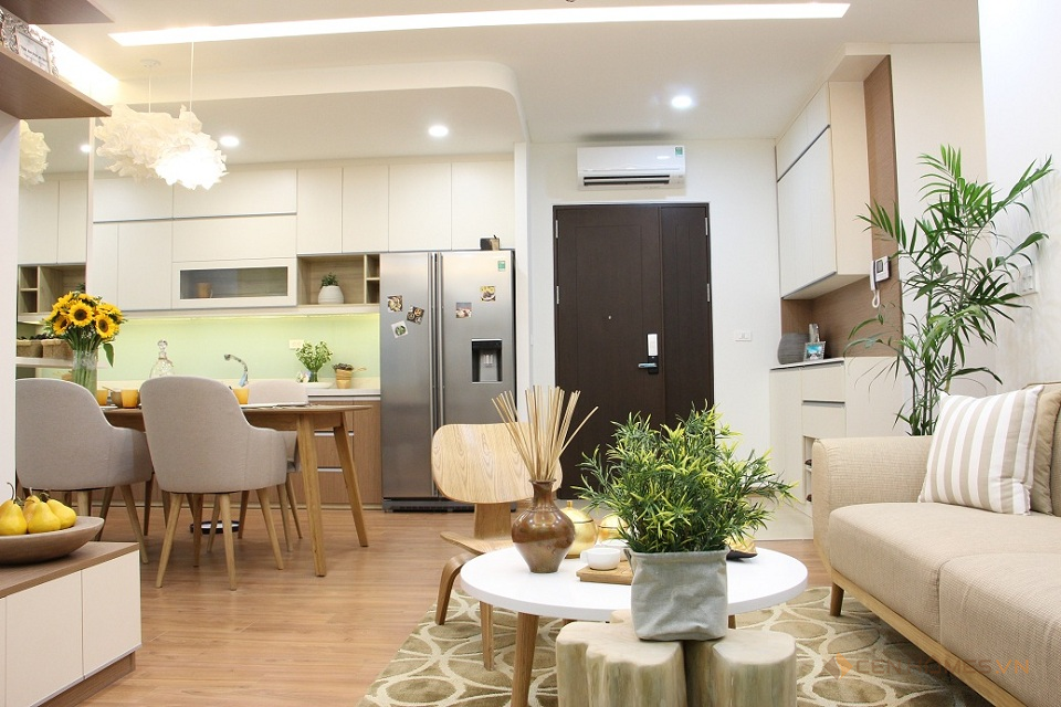 Cho thuê căn hộ 3 phòng ngủ tại toà S2.02 Vinhomes Ocean Park đủ đồ tầng cao view siêu thoáng