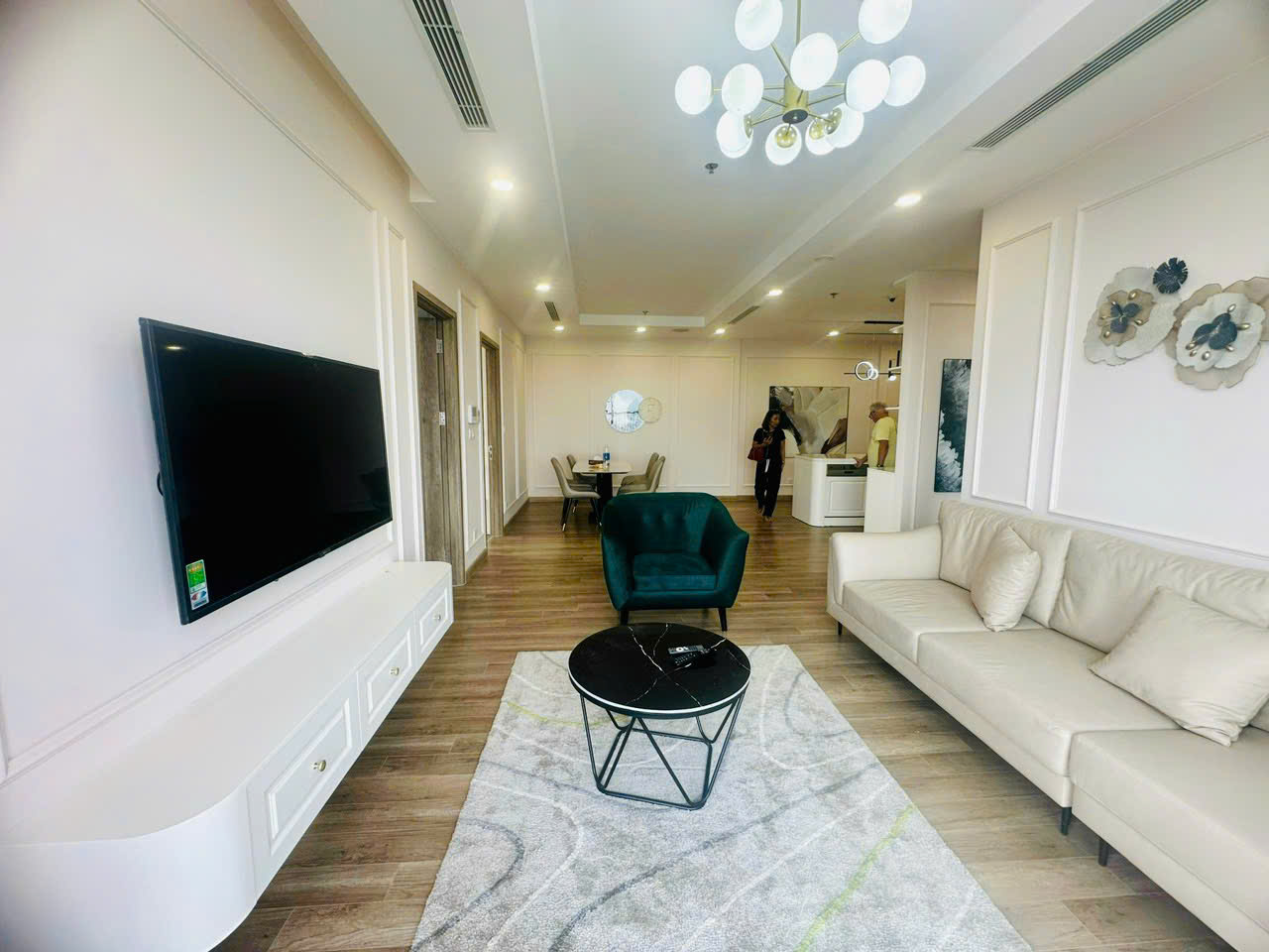 Cho thuê căn hộ H1 Haven Park Ecopark 116m2, 3 phòng ngủ, full nội thất, view thoáng