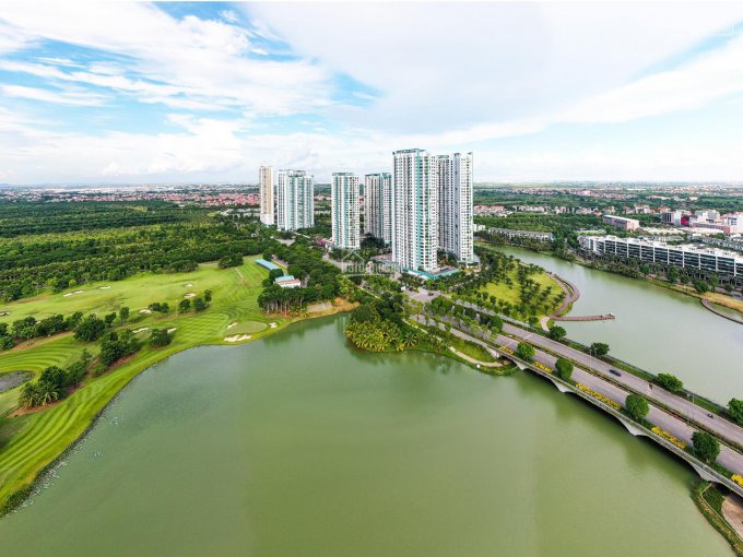 Cho thuê căn hộ sân vườn 3 ngủ, full đồ Toà Sky 1, Aquabay Sky Residences, KĐT Ecopark