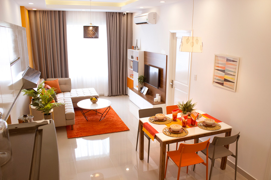Cho thuê gấp căn hộ 2 phòng ngủ toà S1.10 Vinhomes Ocean Park diện tích 55m2 đủ đồ view nội khu