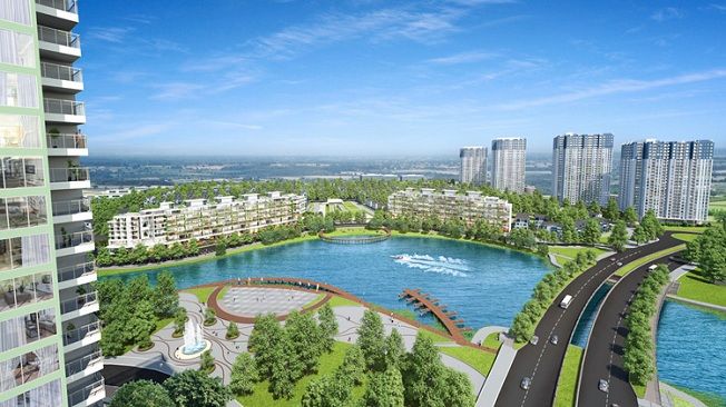 Giá cực rẻ cho căn góc toà Lake 2, KĐT Ecopark , view vịnh Hồ xanh mát