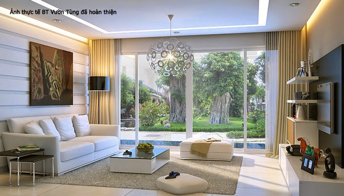 Hình ảnh thực tế biệt thự Vườn Tùng